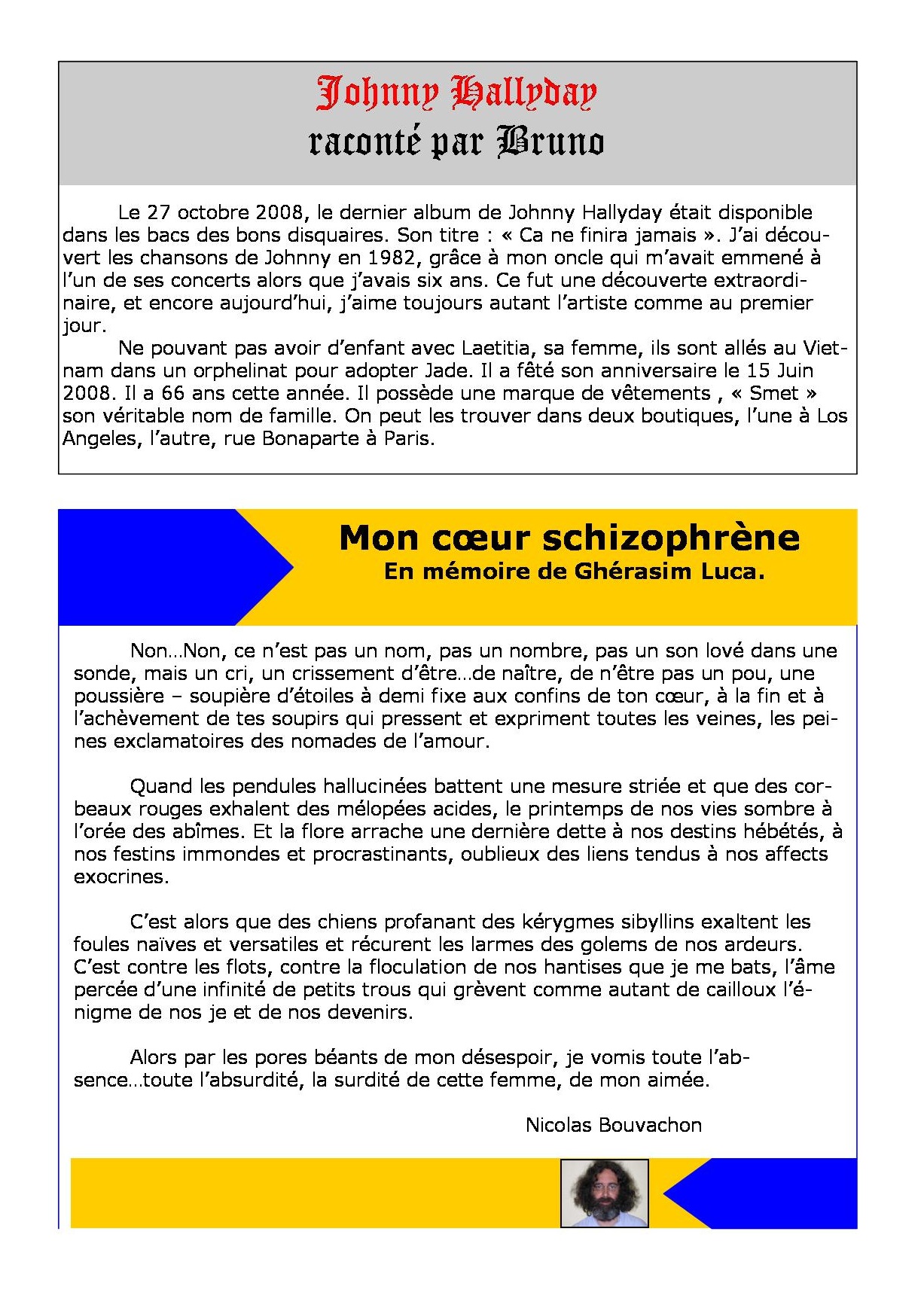 Zéro Gravity, le journal des patients de l'hôpital de jour de Trouville sur Mer