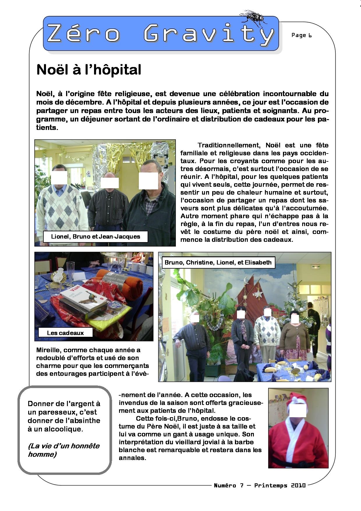 Zéro Gravity, le journal des patients de l'hôpital de jour de Trouville sur Mer