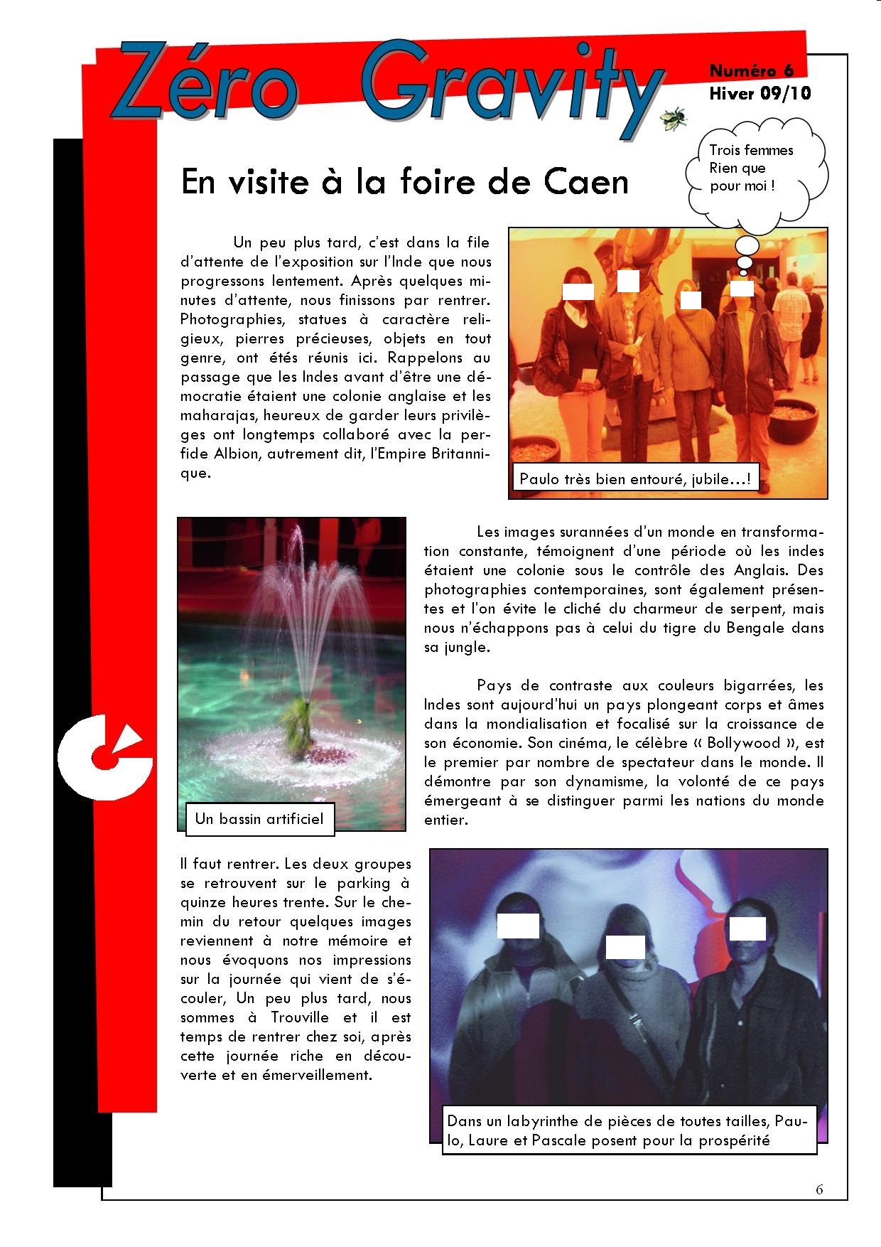 Zéro Gravity, le journal des patients de l'hôpital de jour de Trouville sur Mer