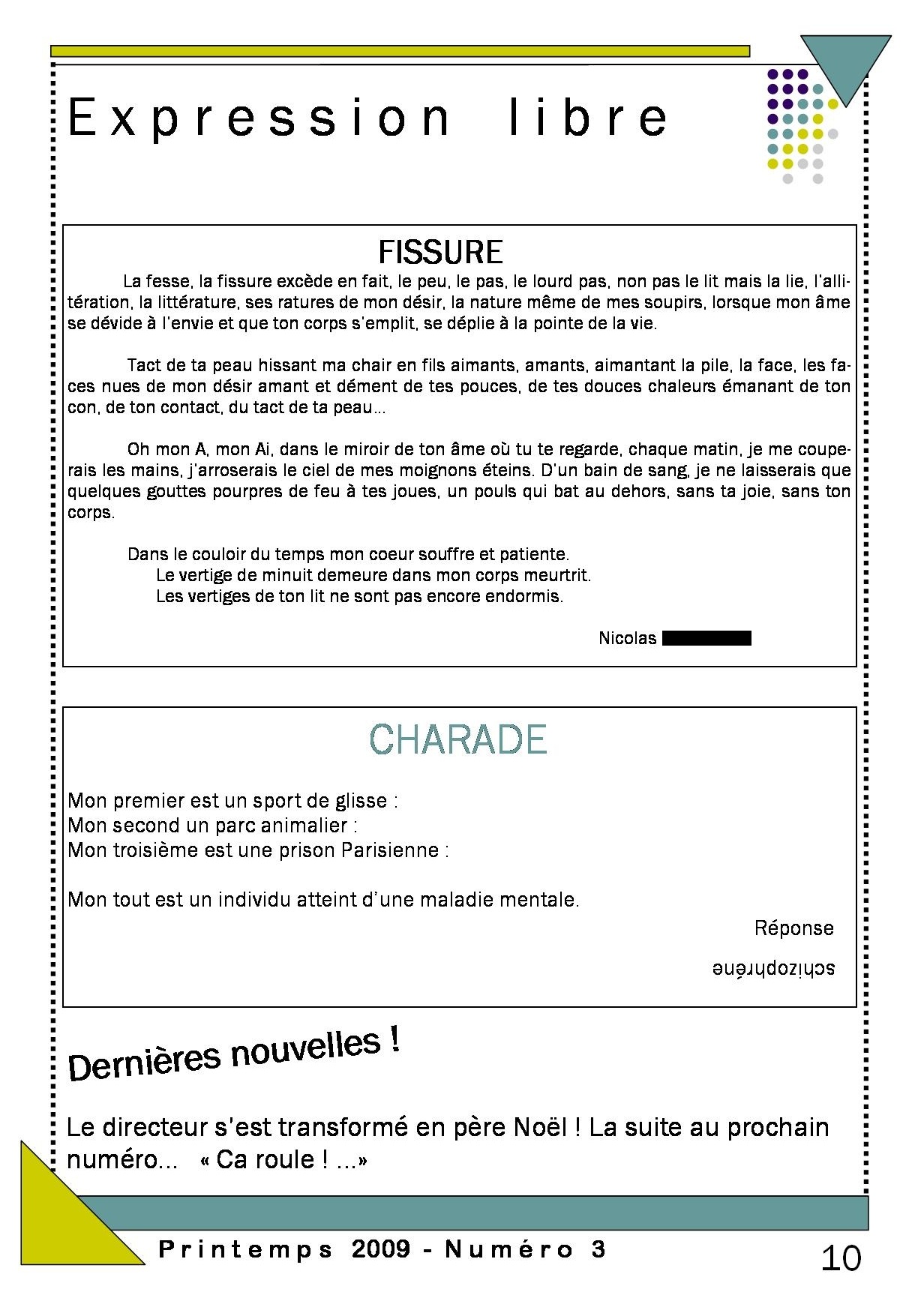 Zéro Gravity, le journal des patients de l'hôpital de jour de Trouville sur Mer
