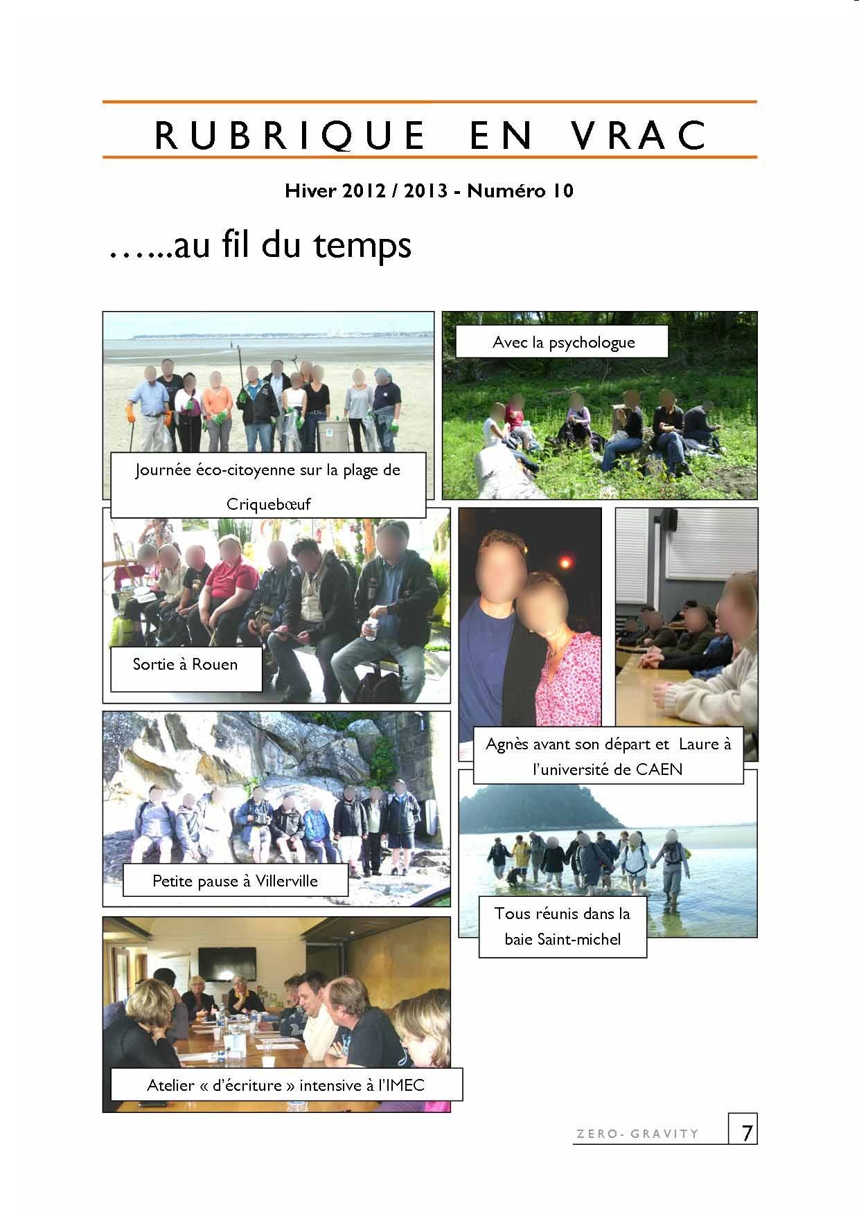 Zéro Gravity, le journal des patients de l'hôpital de jour de Trouville sur Mer